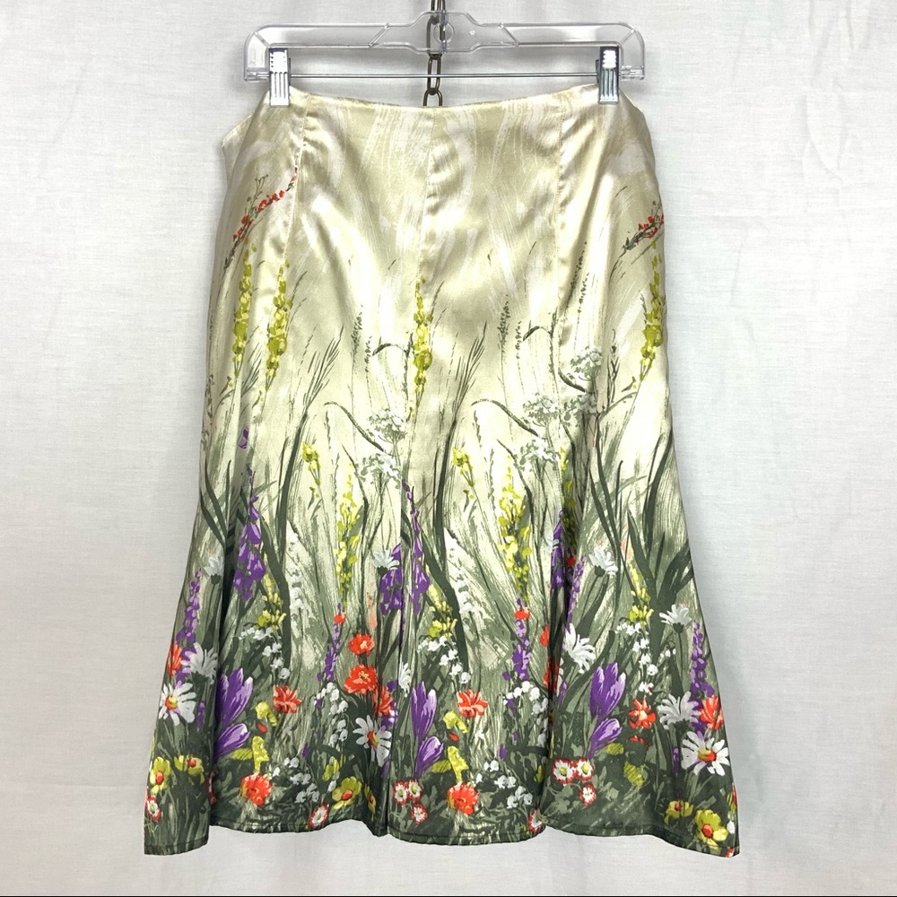 NWT Chico’s English Garden Print Skirt